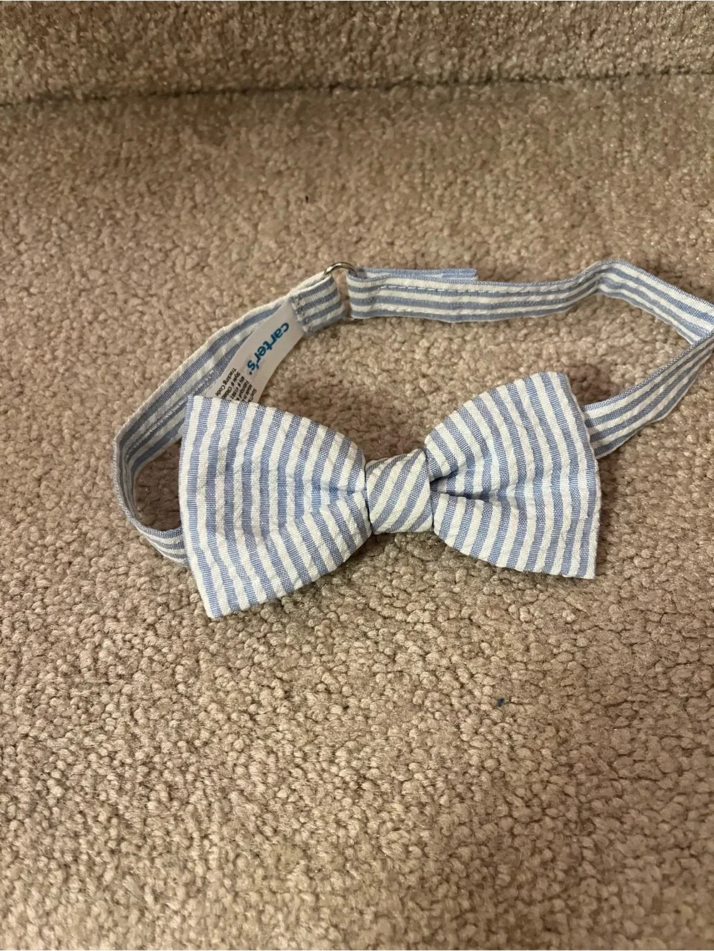 Toddler seersucker bow tie